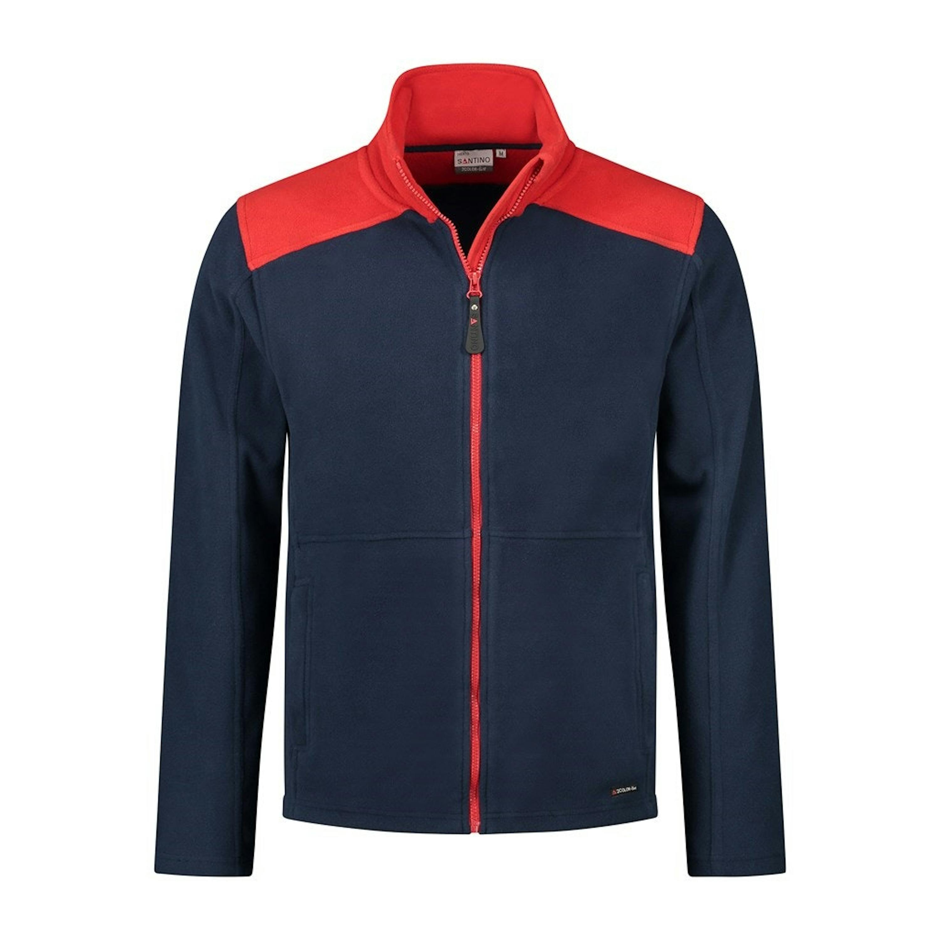 Santino polarfleece Trento - 3XL - Real Navy / Red 6214 - Real Navy / Red , 3XL