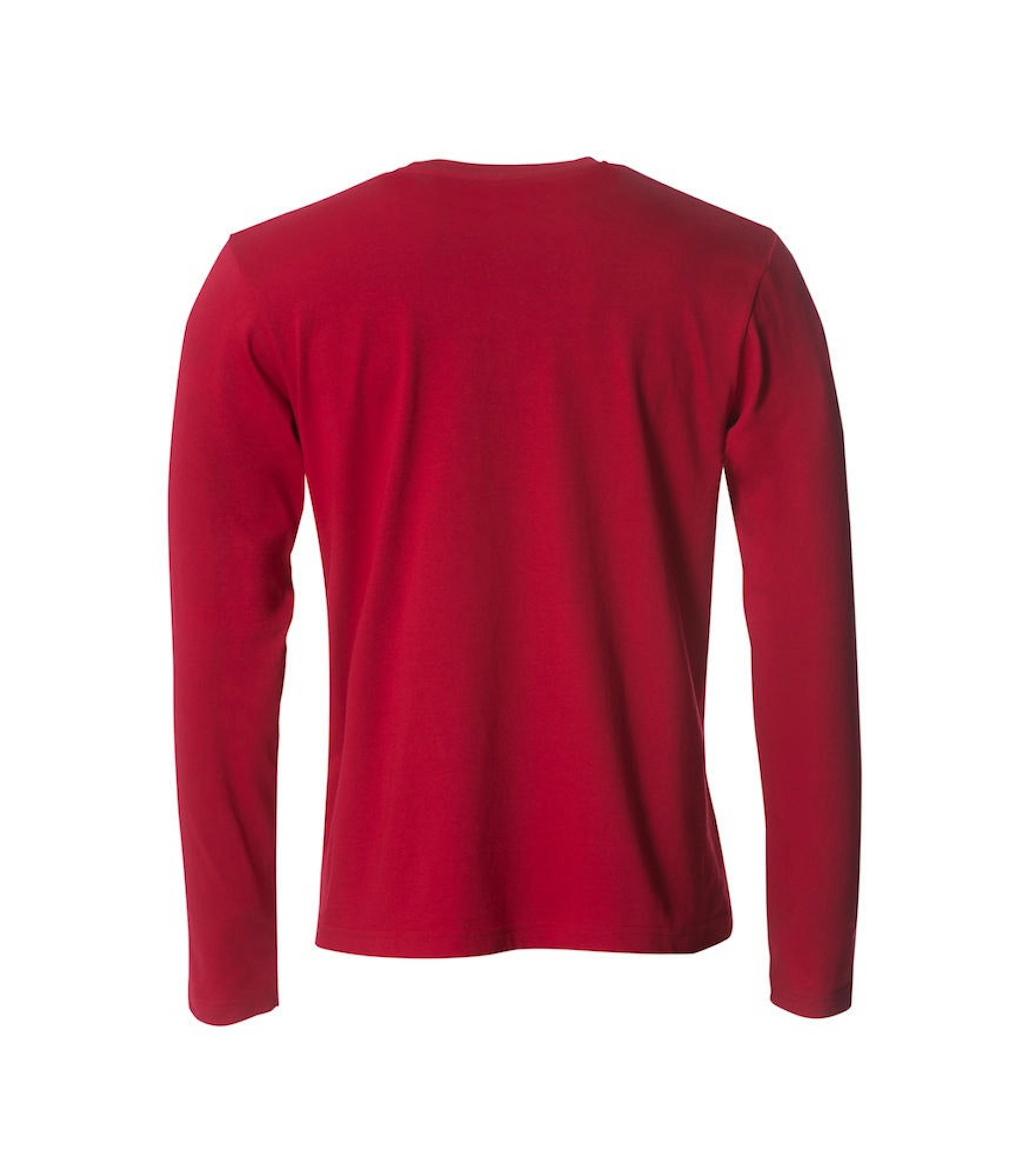 Clique Basic-T L/S 029033 - 3XL - Rood - 35 - Rood - 35, 3XL