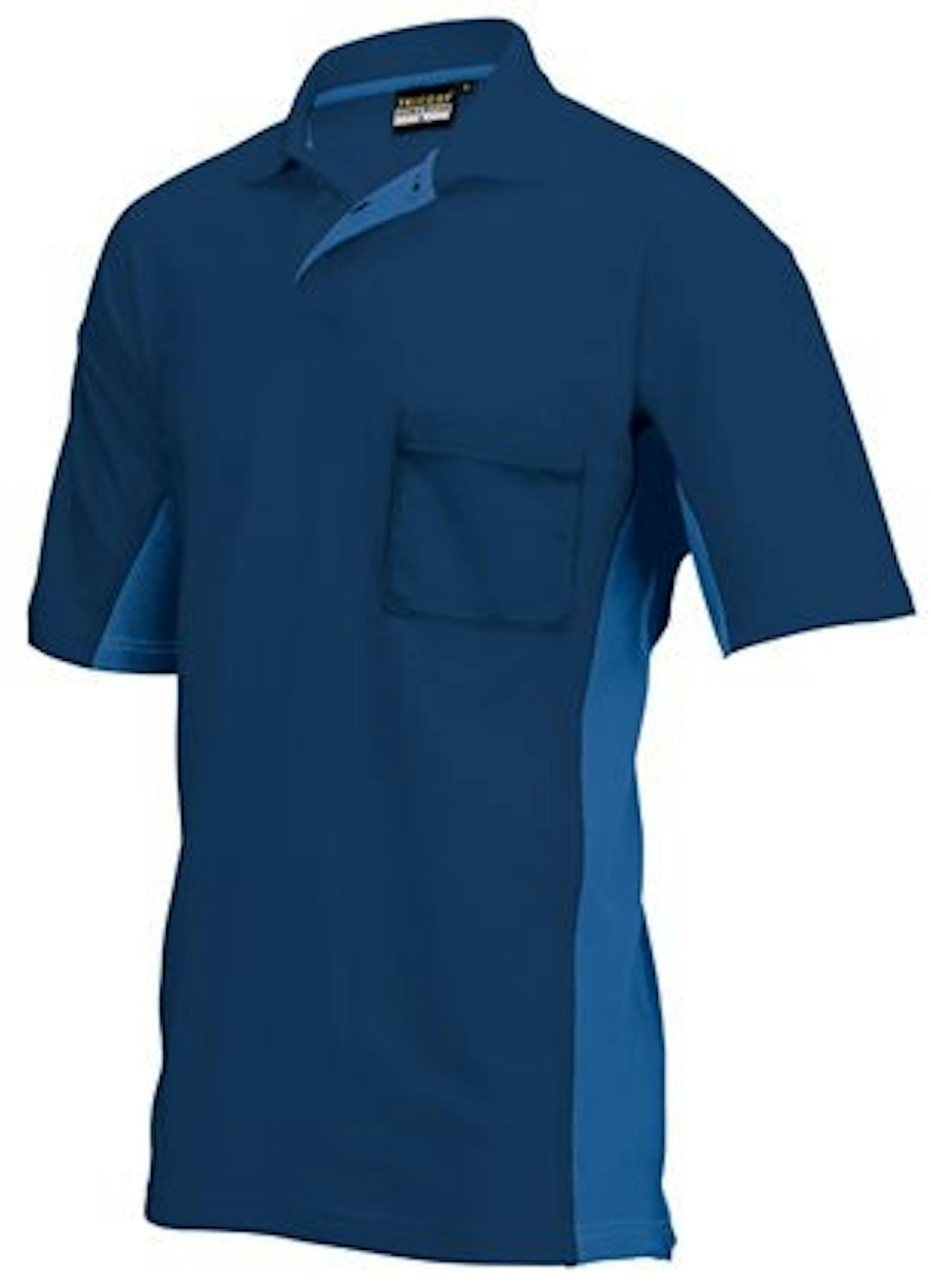 Tricorp TP2000 Poloshirt Bi-Colour met borstzak (202002) - 2XL - Navy / Royal Blue - 2XL, Navy / Royal Blue