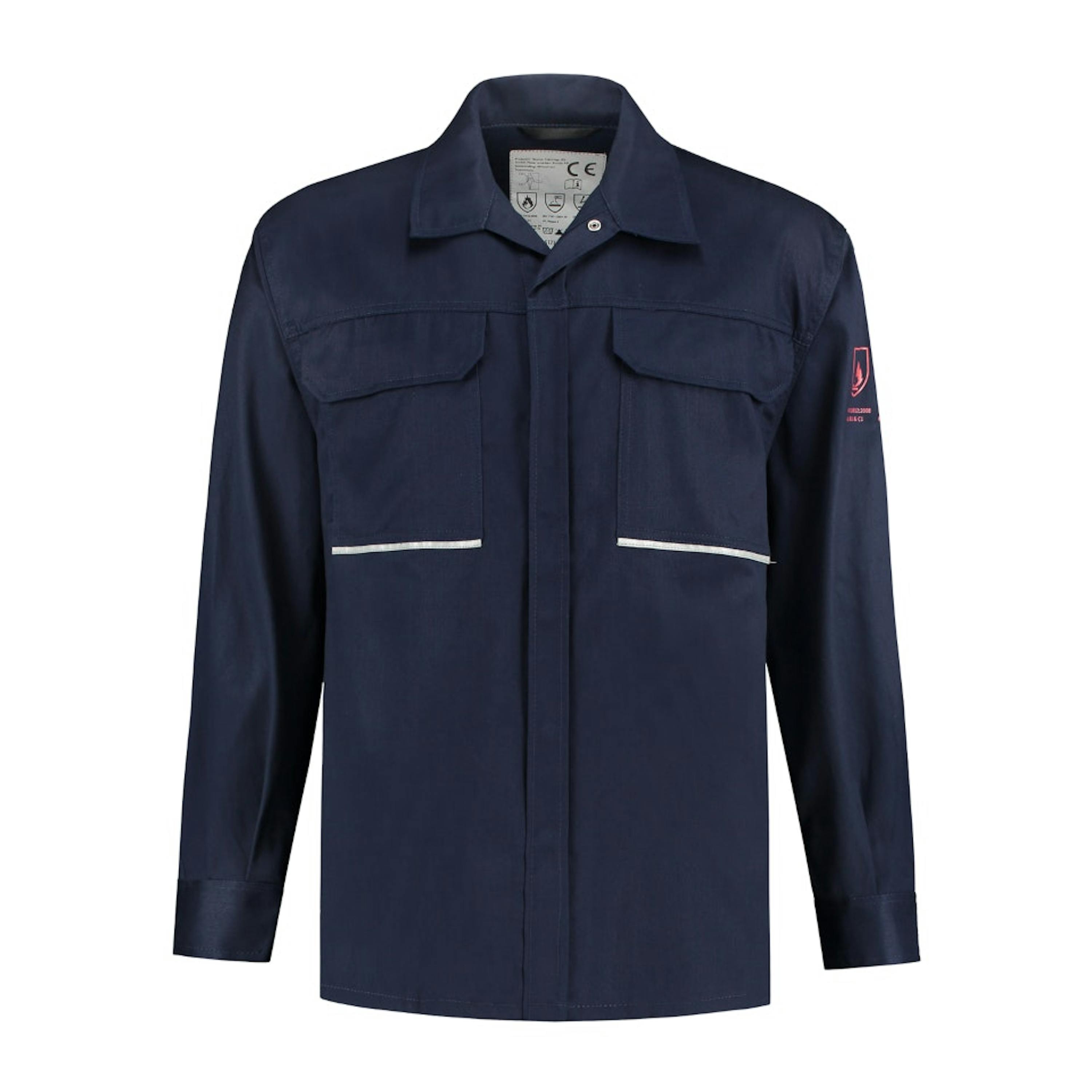 Bestex vlamvertragende antistatisch overhemd - 2XL - Navy - Navy, 2XL