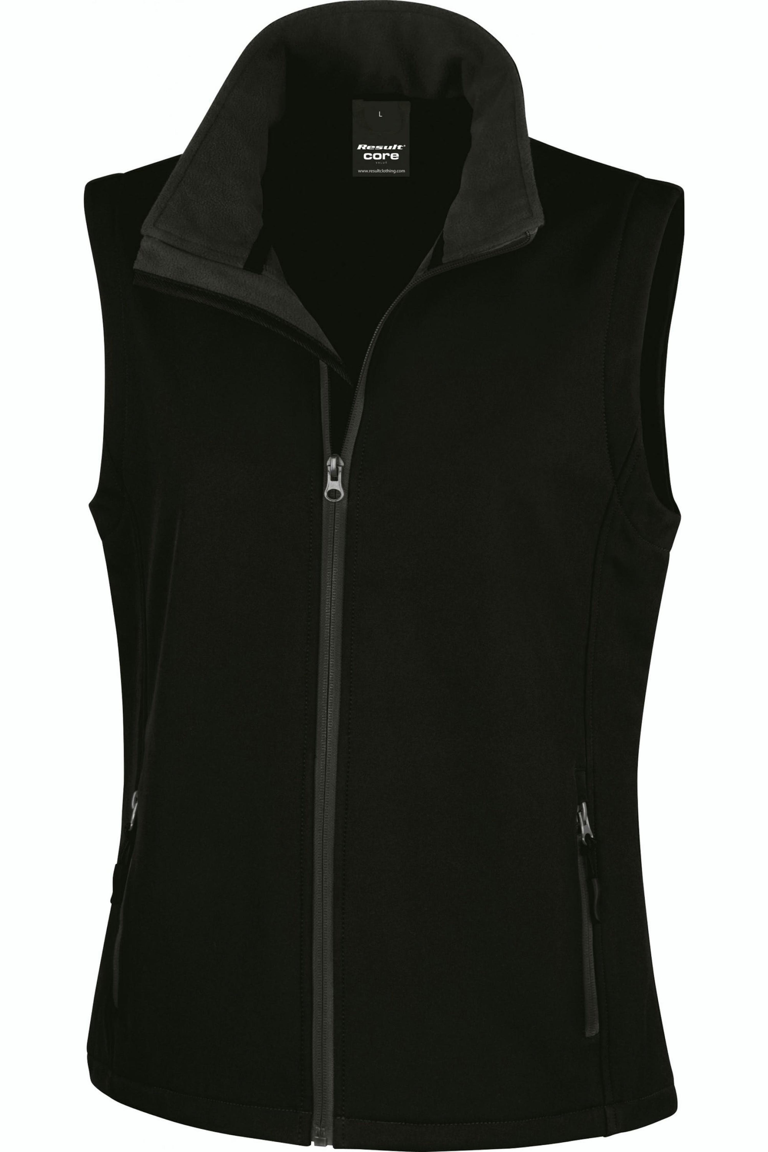 Result Core dames bodywarmer - Zwart - XL - Zwart, XL