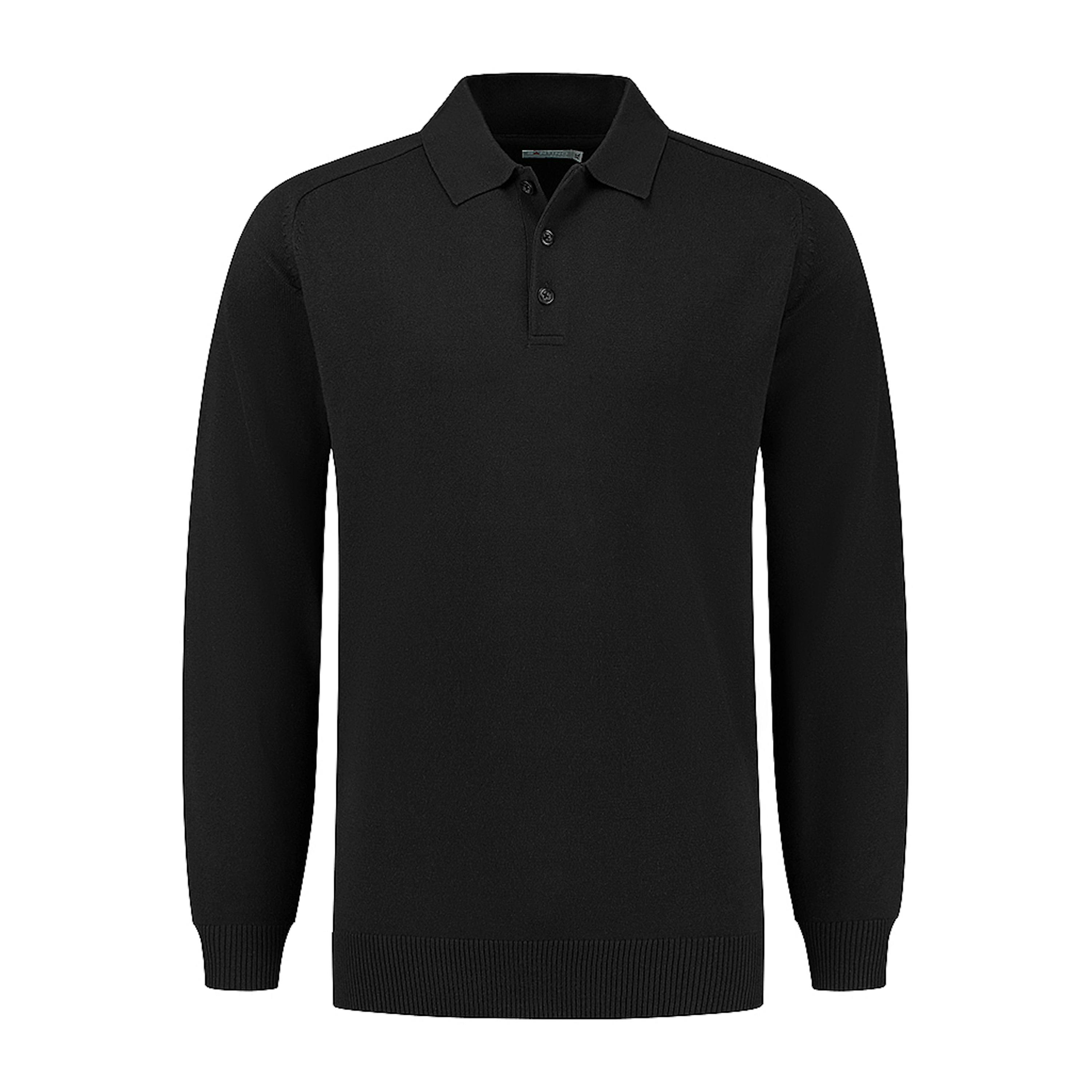 Santino Polo Pullover Praha - XXL, Zwart 8000