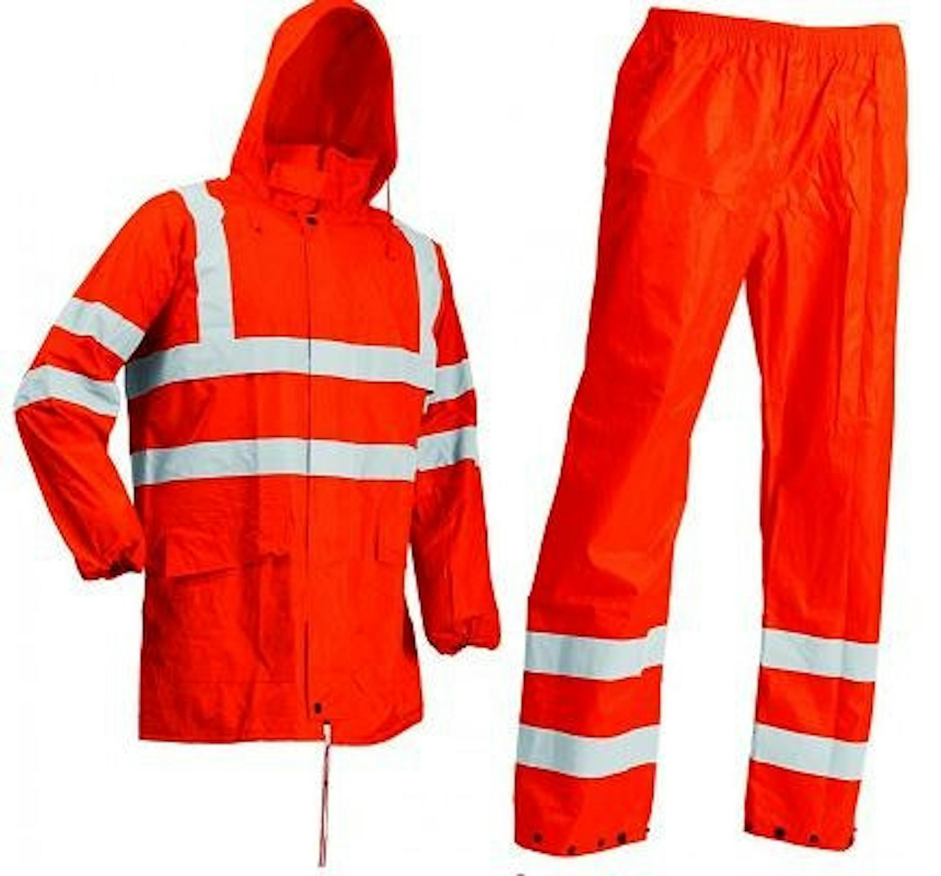 Lyngsoe LR 40552 Jas en broek - 3XL - Fluor oranje - Fluor oranje, 3XL
