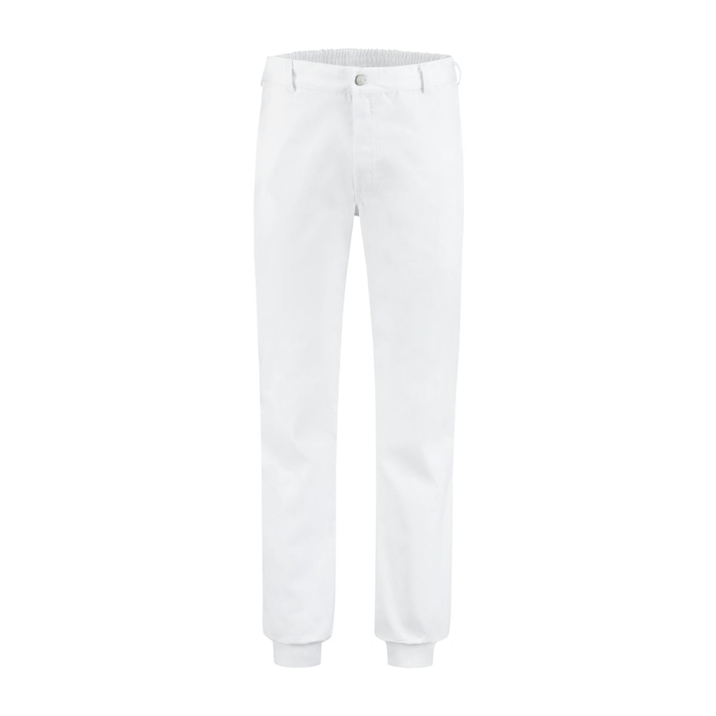 Bestex food werkbroek tricot manchetten HACCP - 52 - Wit - Wit, 52