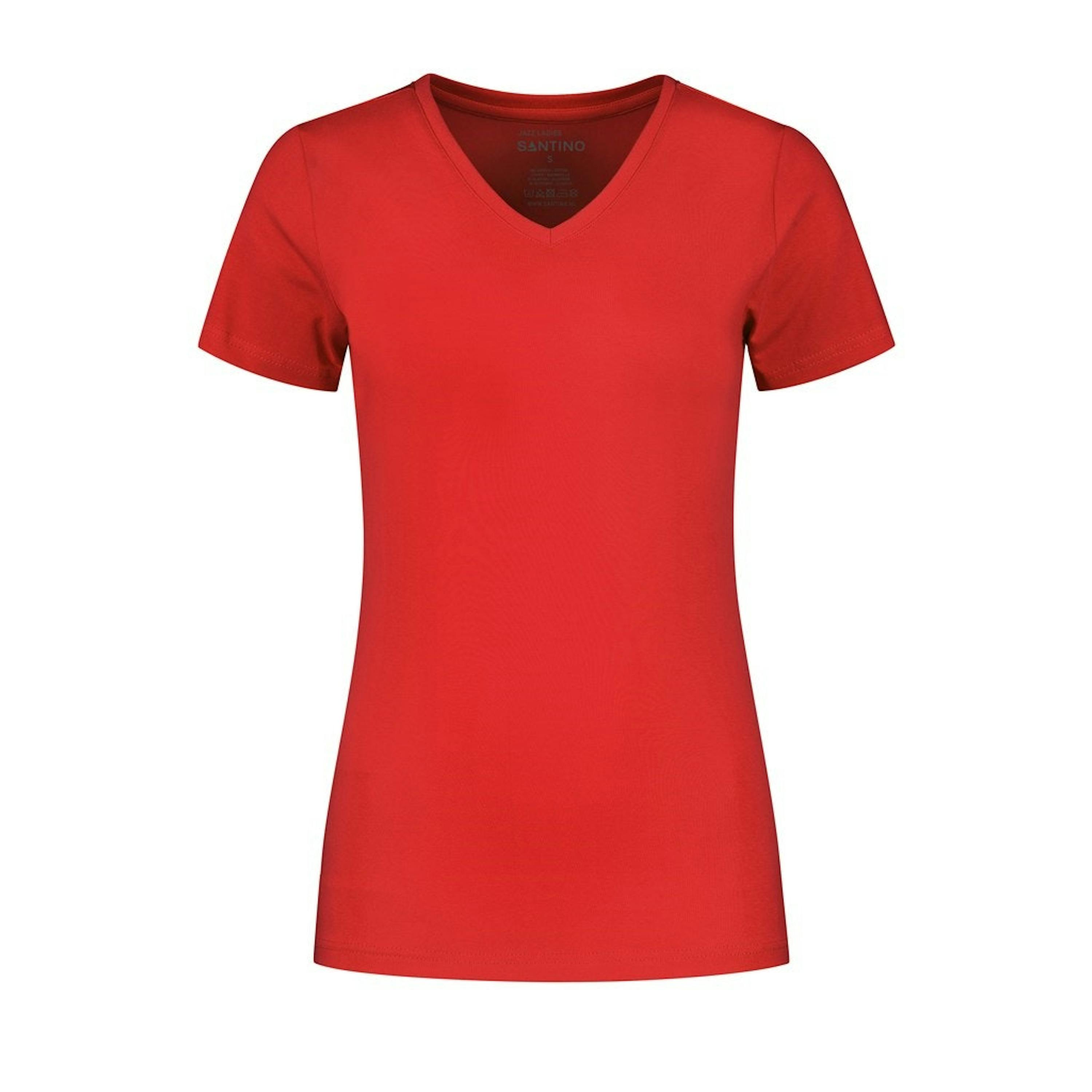 Santino T-shirt Jazz Dames - M - Rood 2000 - M, Rood 2000